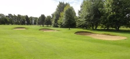 Fine new fairway bunkers at Links Golf Club, Newmarket